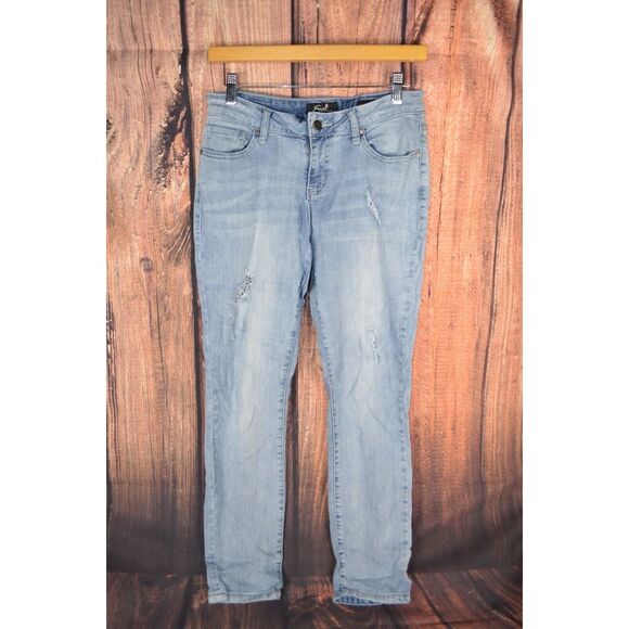 Earl Jeans Womens Straight Ankle‎ Size 6 Blue Denim 28" Inseam - Picture 1 of 5